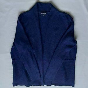 Liz Claiborne Navy Shawl collar Cardigan